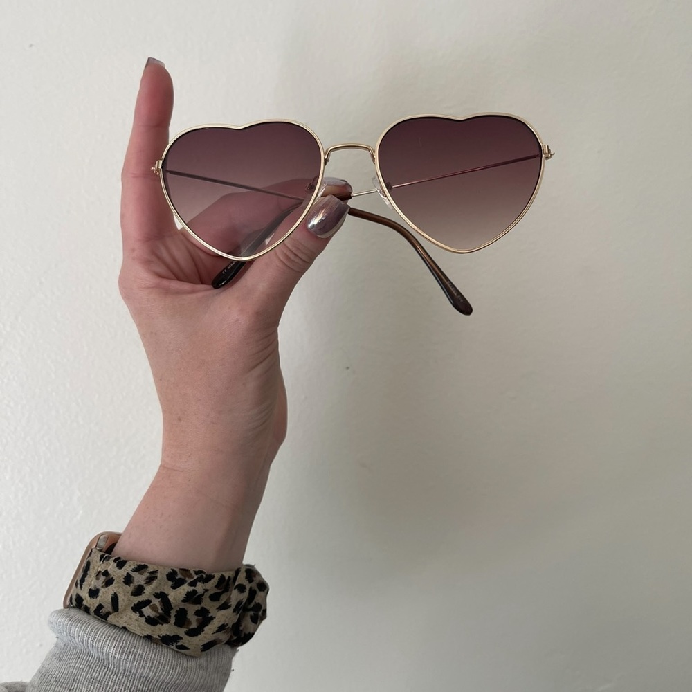 Heart-shaped sunglasses